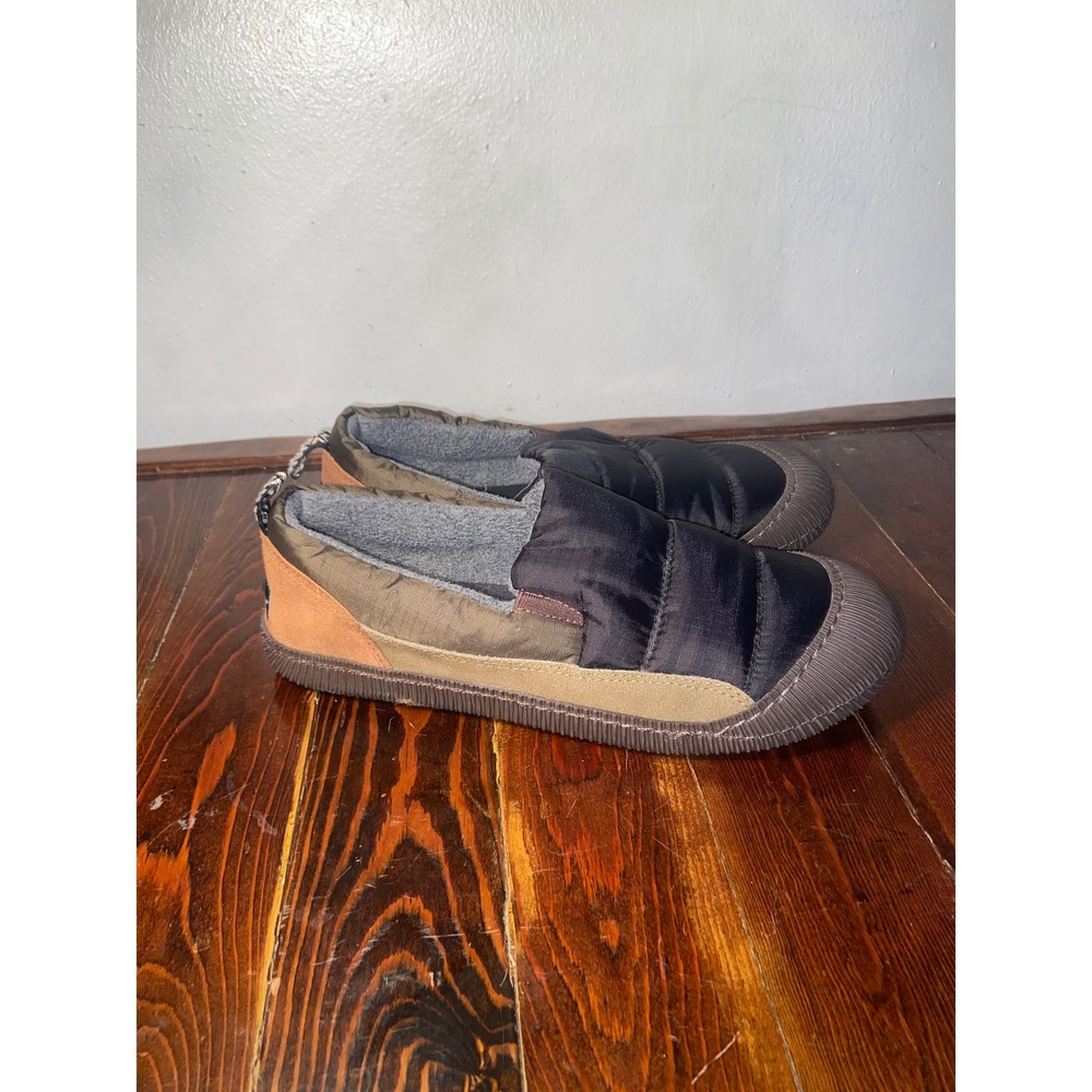 Staheekum‎ Mens Slip-On Quilted Nylon Suede Fleece Lined Rubber Sole Slippers 11